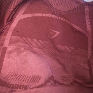 Gymshark crop fitness shirt